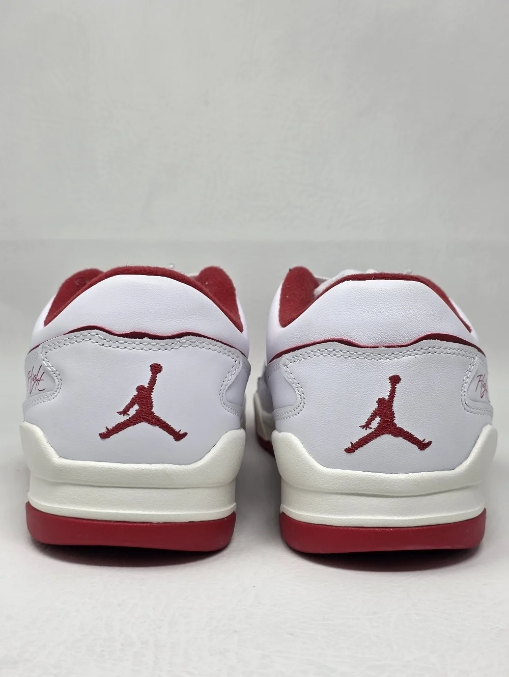 Nike Jordan Flight Court White Sail Black Varsity Red HF3255-106 Men's Size 11
